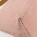 GUCCI Hand Bag Suede Pink Gold 001 3386 1705 Auth 158392-13