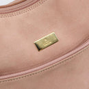 GUCCI Hand Bag Suede Pink Gold 001 3386 1705 Auth 158392-14