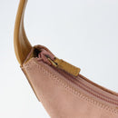 GUCCI Hand Bag Suede Pink Gold 001 3386 1705 Auth 158392-15