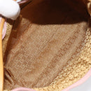 GUCCI Hand Bag Suede Pink Gold 001 3386 1705 Auth 158392-17