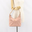 GUCCI Hand Bag Suede Pink Gold 001 3386 1705 Auth 158392-25