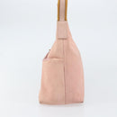 GUCCI Hand Bag Suede Pink Gold 001 3386 1705 Auth 158392-4