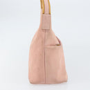 GUCCI Hand Bag Suede Pink Gold 001 3386 1705 Auth 158392-5