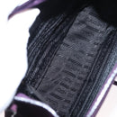 PRADA Shoulder Bag Suede Purple Gold Auth 158394-17