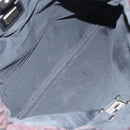 FENDI Zucca Canvas Tote Bag Black Silver Auth 158397-11