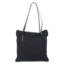 FENDI Zucca Canvas Tote Bag Black Silver Auth 158397-2