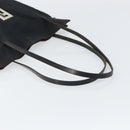 FENDI Zucca Canvas Tote Bag Black Silver Auth 158397-7