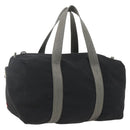 PRADA Sports Hand Bag Nylon Black Silver Auth 158398-1
