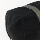 PRADA Sports Hand Bag Nylon Black Silver Auth 158398-14