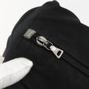 PRADA Sports Hand Bag Nylon Black Silver Auth 158398-10
