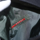 PRADA Sports Hand Bag Nylon Black Silver Auth 158398-18