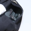 PRADA Sports Hand Bag Nylon Black Silver Auth 158398-21