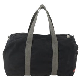 PRADA Sports Hand Bag Nylon Black Silver Auth 158398 - 0
