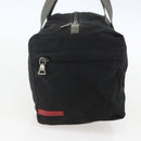 PRADA Sports Hand Bag Nylon Black Silver Auth 158398-3
