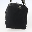 PRADA Sports Hand Bag Nylon Black Silver Auth 158398-4