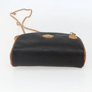 GUCCI Shoulder Bag Leather Black Gold Auth 158401-5