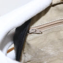 GUCCI Shoulder Bag Leather Black Gold Auth 158401-20