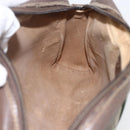 GUCCI GG Supreme Web Sherry Line Clutch Bag PVC Beige Gold 22 01 012 Auth 158406-16