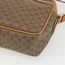 GUCCI Micro GG Supreme Shoulder Bag PVC Beige Gold Auth 158407-12