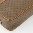 GUCCI Micro GG Supreme Shoulder Bag PVC Beige Gold Auth 158407-13