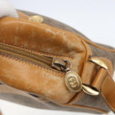 GUCCI Micro GG Supreme Shoulder Bag PVC Beige Gold Auth 158407-14