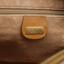 GUCCI Micro GG Supreme Shoulder Bag PVC Beige Gold Auth 158407-15