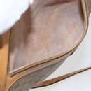 GUCCI Micro GG Supreme Shoulder Bag PVC Beige Gold Auth 158407-21