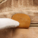 GUCCI Micro GG Supreme Shoulder Bag PVC Beige Gold Auth 158407-23