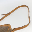 GUCCI Micro GG Supreme Shoulder Bag PVC Beige Gold Auth 158407-8