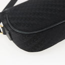 GUCCI Shoulder Bag Old Gucci Black Gold Auth 158414-13