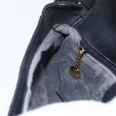 GUCCI Shoulder Bag Old Gucci Black Gold Auth 158414-18