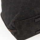 GUCCI GG Canvas Tote Bag Black 101341 Auth 158421-13