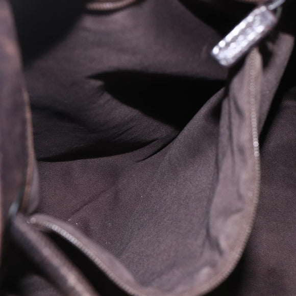 GUCCI GG Canvas Tote Bag Black 101341 Auth 158421