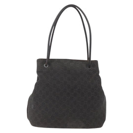 GUCCI GG Canvas Tote Bag Black 101341 Auth 158421 - 0