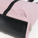 PRADA Tote Bag Nylon Pink Silver Auth 158422-16