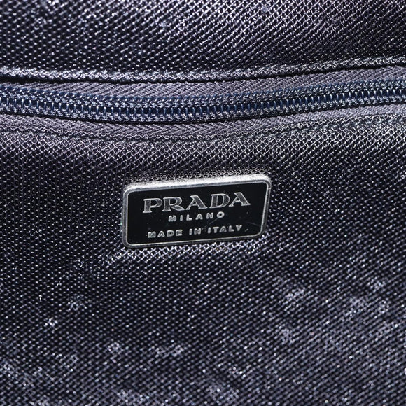 PRADA Tote Bag Nylon Pink Silver Auth 158422