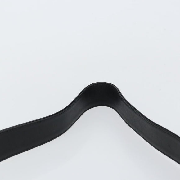 GUCCI Bamboo Shoulder Bag Leather 2way Black Gold 001 1638 2123 Auth 158423