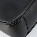 GUCCI Bamboo Shoulder Bag Leather 2way Black Gold 001 1638 2123 Auth 158423-13