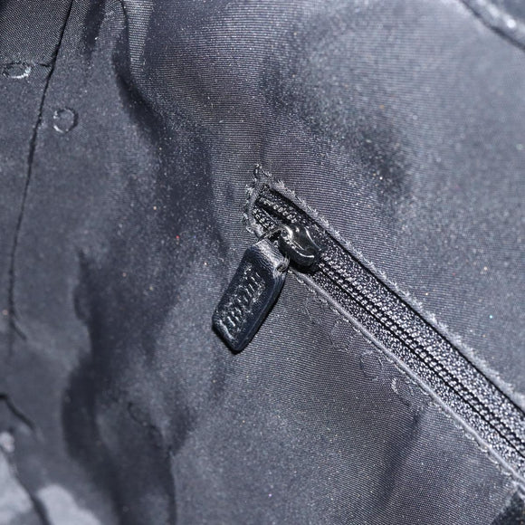 GUCCI Bamboo Shoulder Bag Leather 2way Black Gold 001 1638 2123 Auth 158423