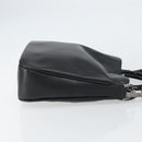 GUCCI Bamboo Shoulder Bag Leather 2way Black Gold 001 1638 2123 Auth 158423-4