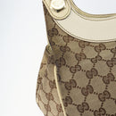 GUCCI GG Canvas Tote Bag Beige Gold 154982 Auth 158424-10