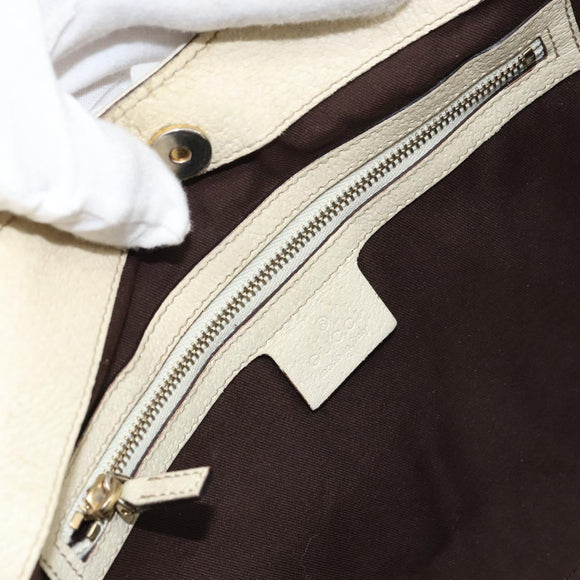 GUCCI GG Canvas Tote Bag Beige Gold 154982 Auth 158424