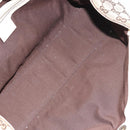GUCCI GG Canvas Tote Bag Beige Gold 154982 Auth 158424-11