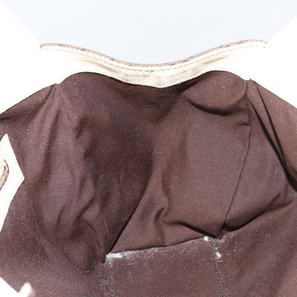 GUCCI GG Canvas Tote Bag Beige Gold 154982 Auth 158424