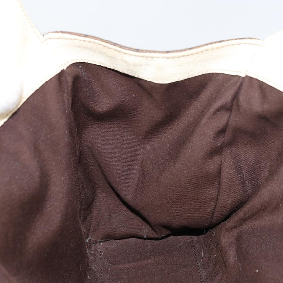 GUCCI GG Canvas Tote Bag Beige Gold 154982 Auth 158424