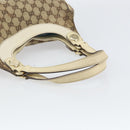 GUCCI GG Canvas Tote Bag Beige Gold 154982 Auth 158424-7