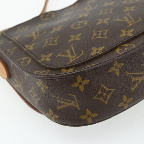 LOUIS VUITTON Monogram Saint Cloud GM Shoulder Bag M51242 LV Auth 158438