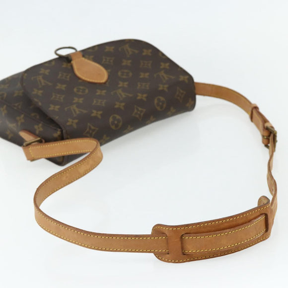 LOUIS VUITTON Monogram Saint Cloud GM Shoulder Bag M51242 LV Auth 158438