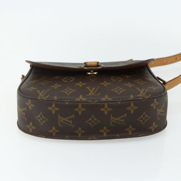 LOUIS VUITTON Monogram Saint Cloud GM Shoulder Bag M51242 LV Auth 158438