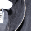 BVLGARI Hand Bag Leather Black Gold Auth 158441-23